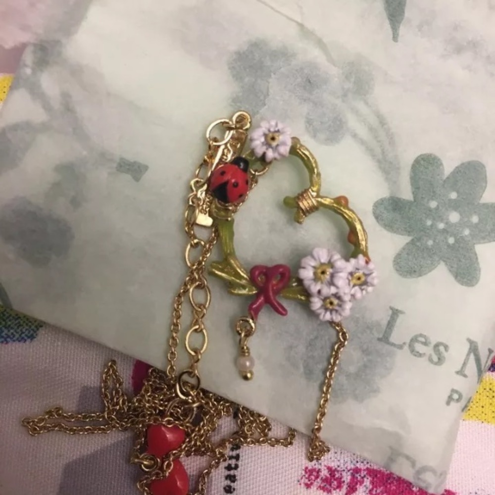 Les Nereides Gold Jewelry Heart Necklace **SOLD** - Picture 8 of 8
